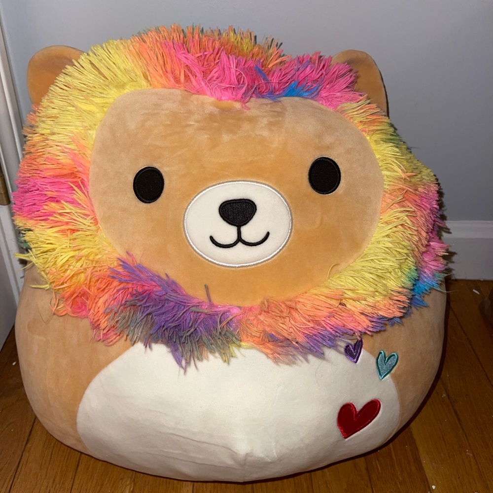 Leonard the rainbow lion OFFICAL kelly toy SQUISHMALLOW